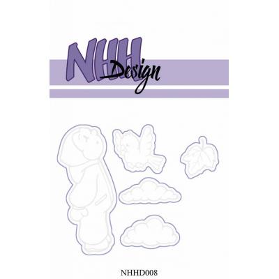 NHH Design - Outline-Stanzschablonen - Little boy Looking in the Sky